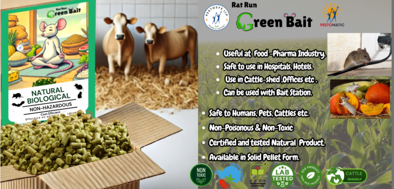 Rat Run Green Bait: The Rodent Repellent  That’s Revolutionizing Pest Control in India